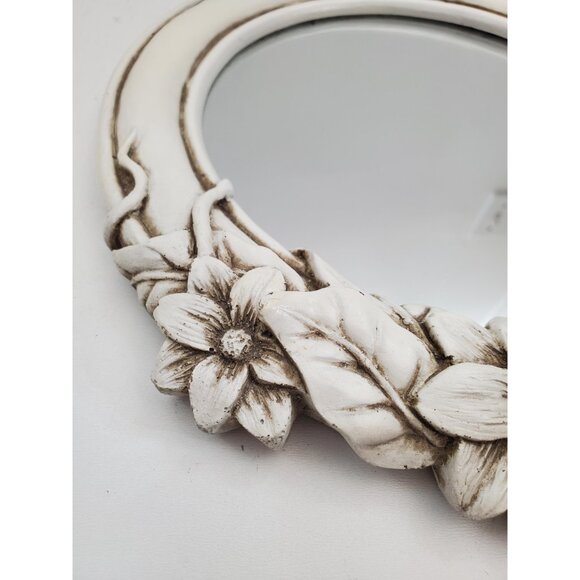 Carved wall mirror, Wall Mirror, Wall mirror small ,Wall mirror decor, Glass - Picture 8 of 10